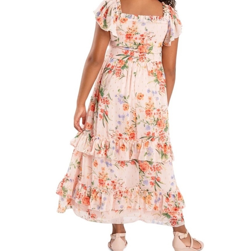 Floral Ruffle Maxi Dress - Picture 3 of 3